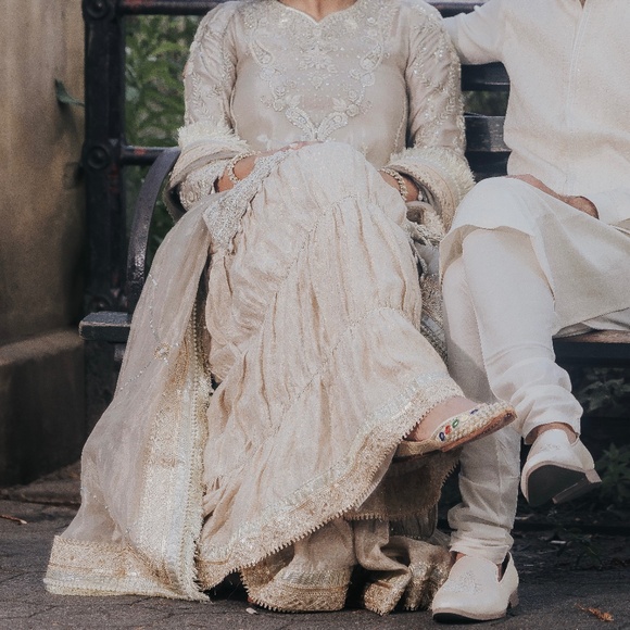 Sarosh Salman Petra Nikkah Wedding Engagement Pakistani Dress - Picture 3 of 5